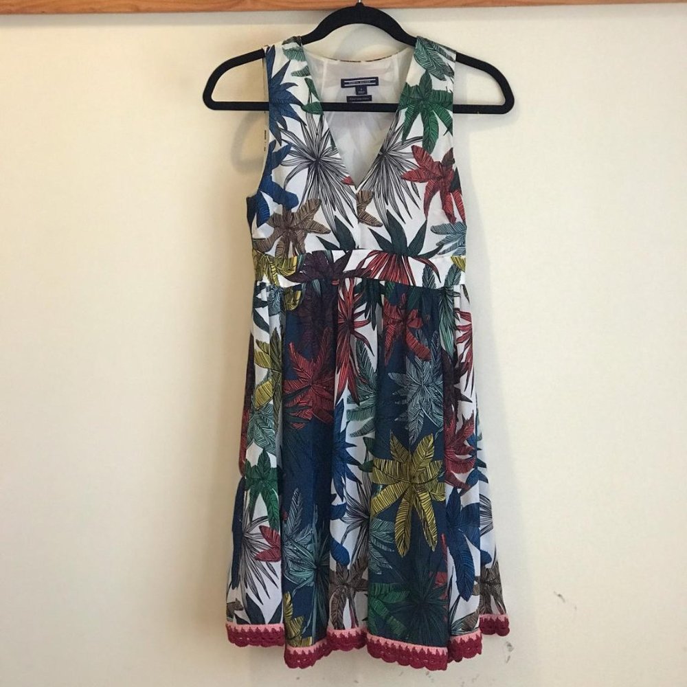 Tommy Hilfiger Tropical Fit and Flare Dress